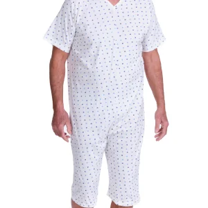 Grenouillère unisexe 100% coton à manches courtes