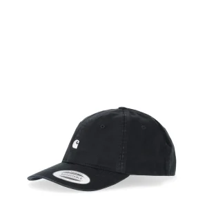 CARHARTT WIP MADISON LOGO BLACK BASEBALL CAP