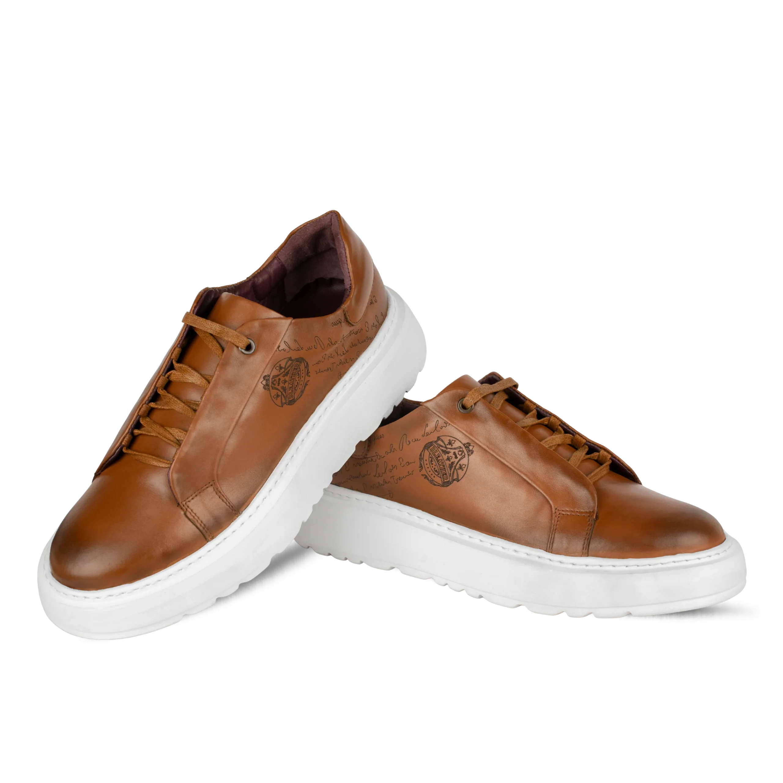 Lord : Sneakers Homme - Cuir Cognac – Image 8