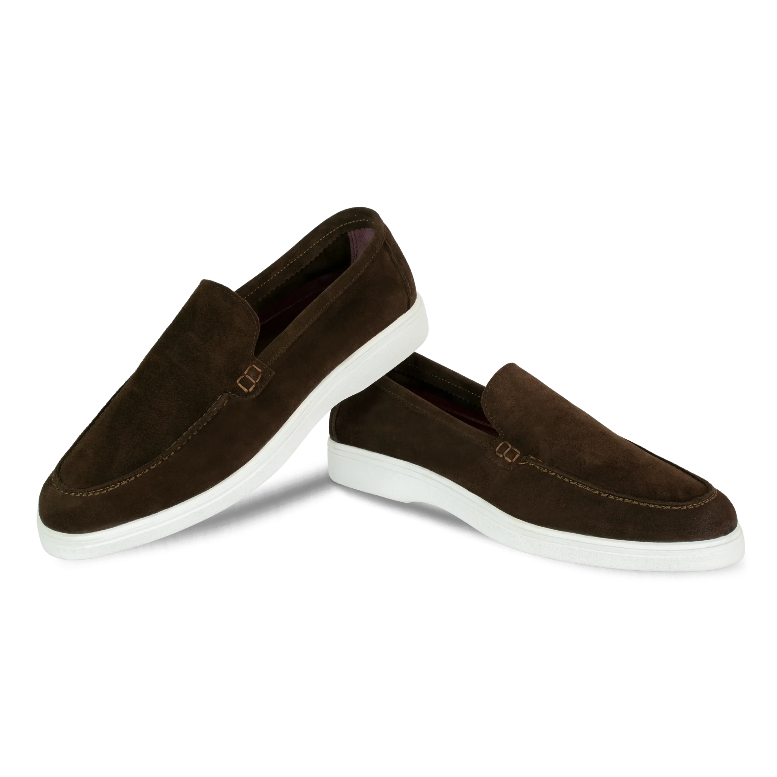 Preston: Mocassin Homme - Daim Marron – Image 4