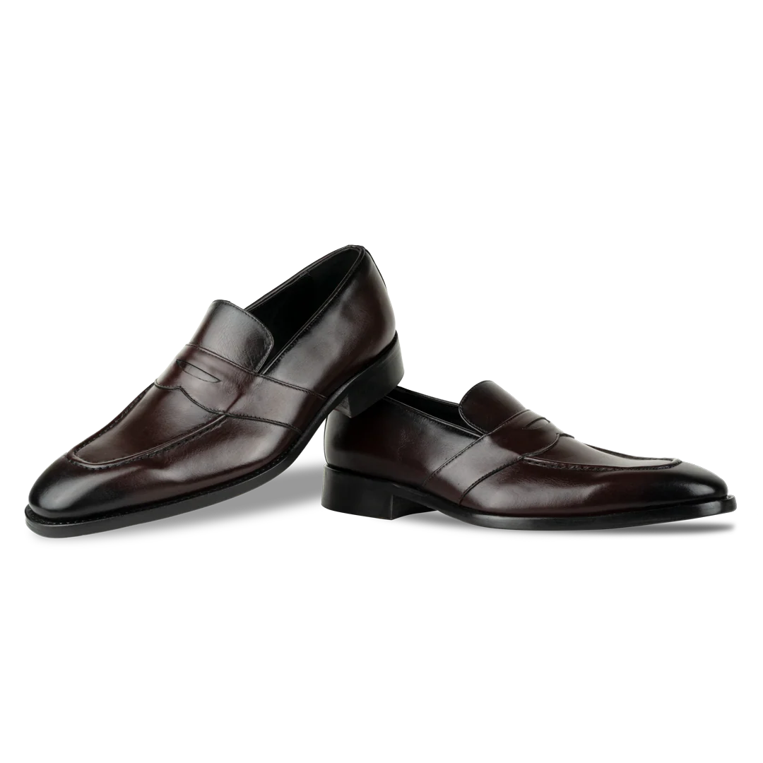 River: Mocassin Homme - Cuir Bordeaux – Image 5