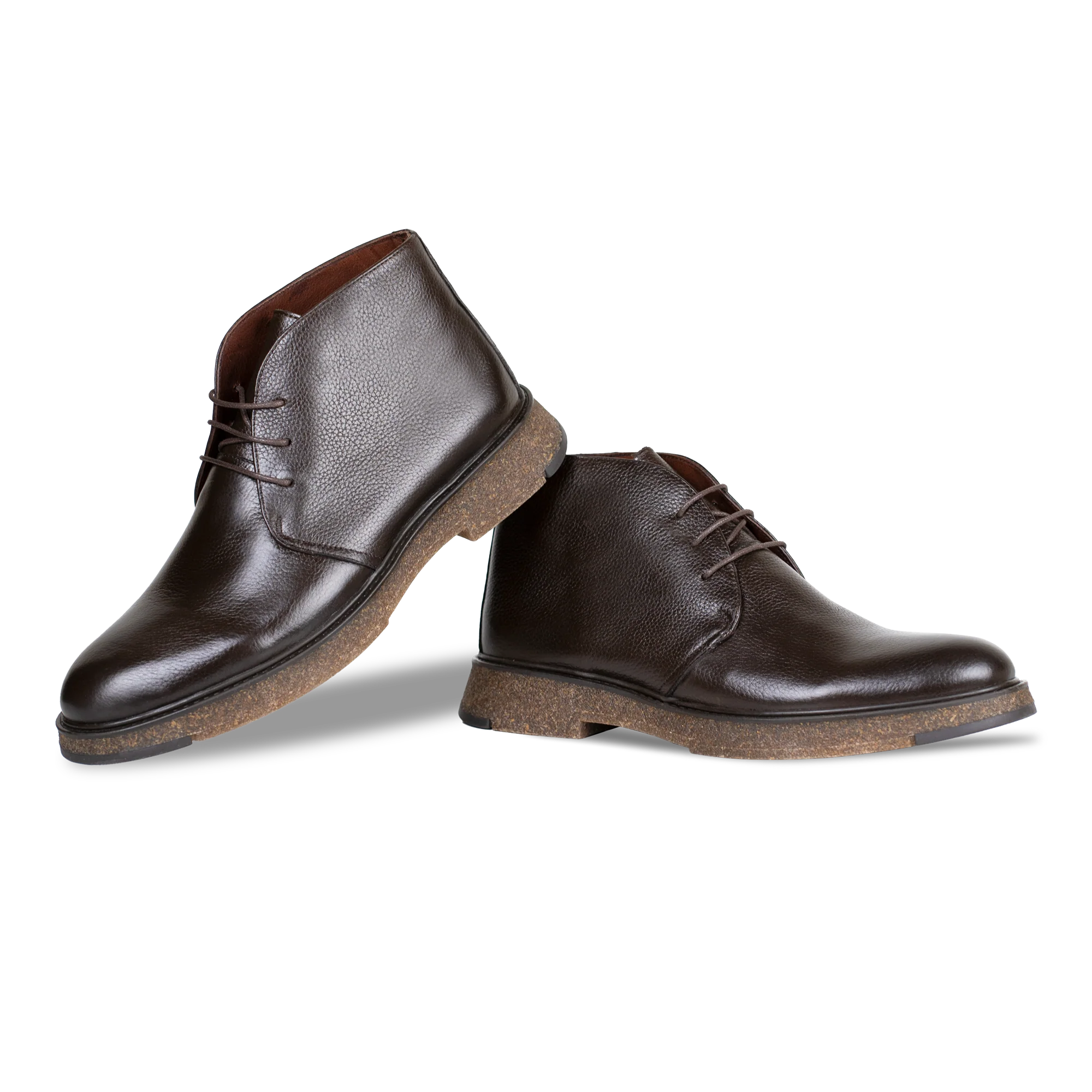 Brooking: Demi Bottes Homme - Cuir Marron – Image 4