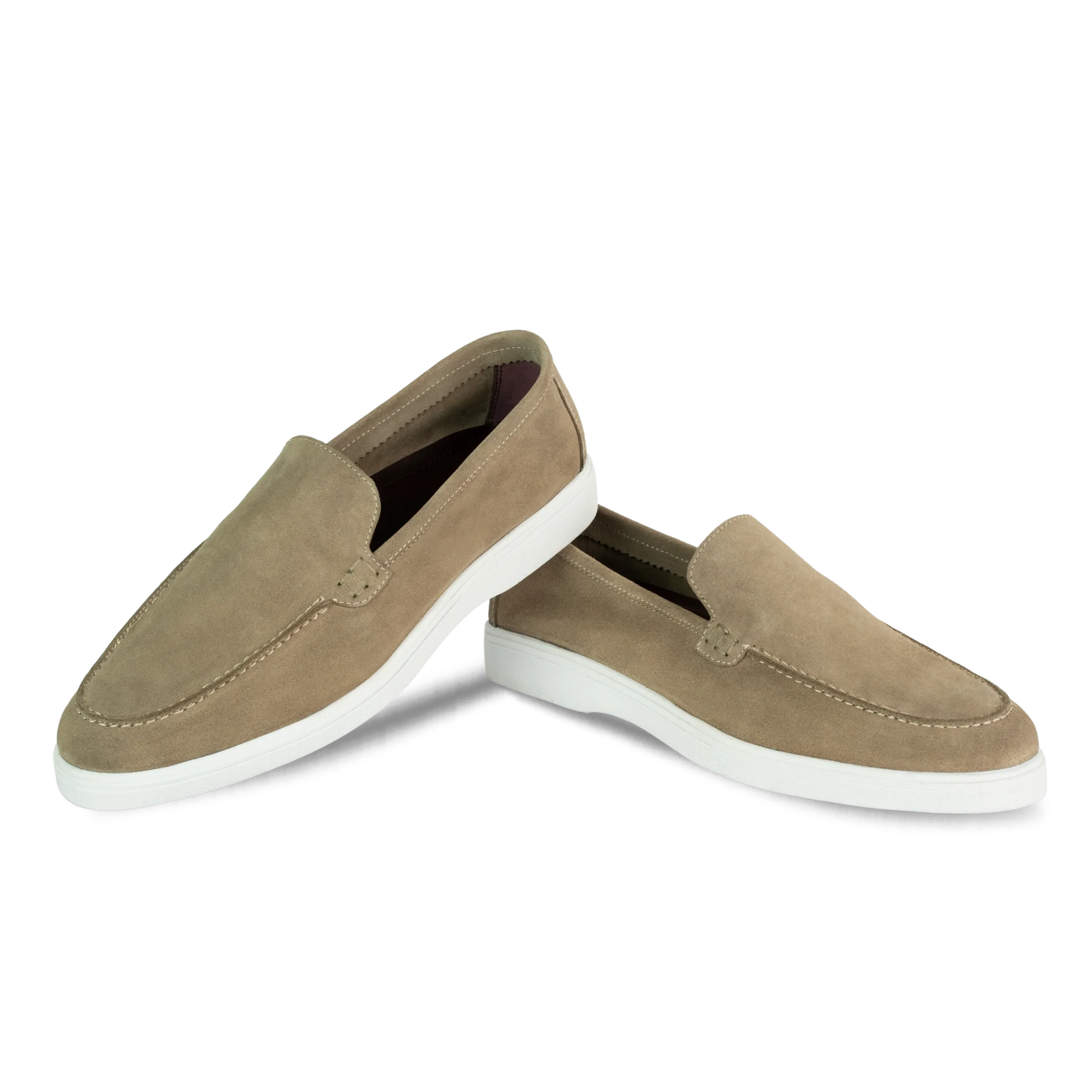 Preston: Mocassin Homme - Daim Beige – Image 5