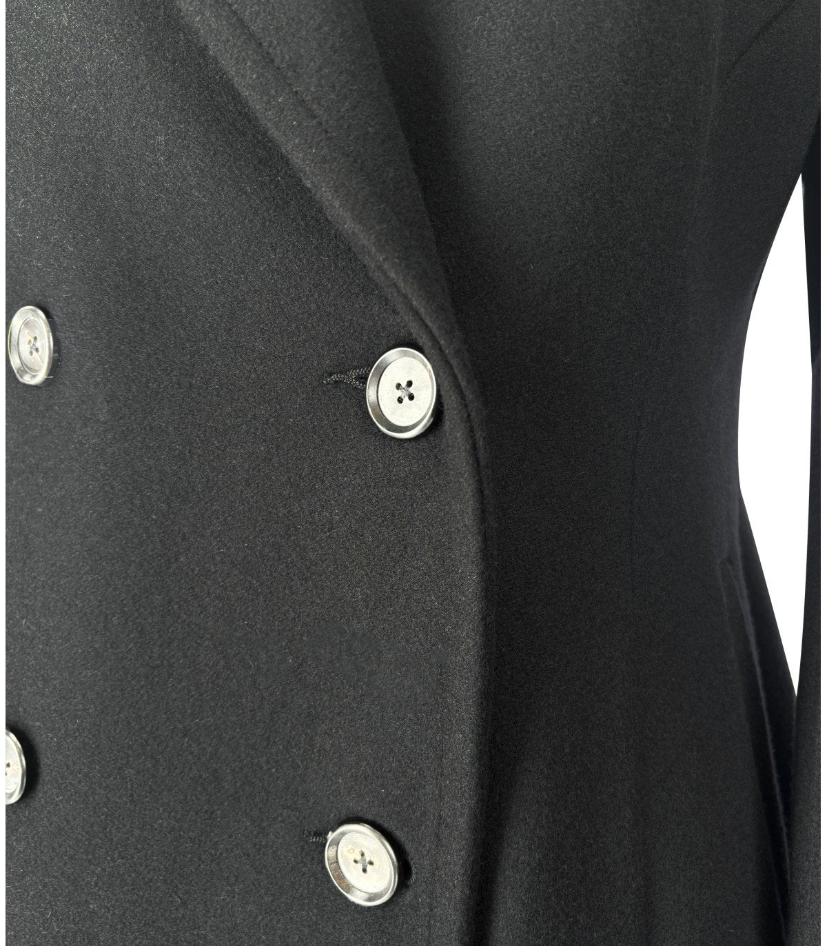 ADD BLACK DOUBLE-BREASTED COAT – Image 4