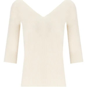 MAX MARA WEEKEND OCEANO ECRU TOP