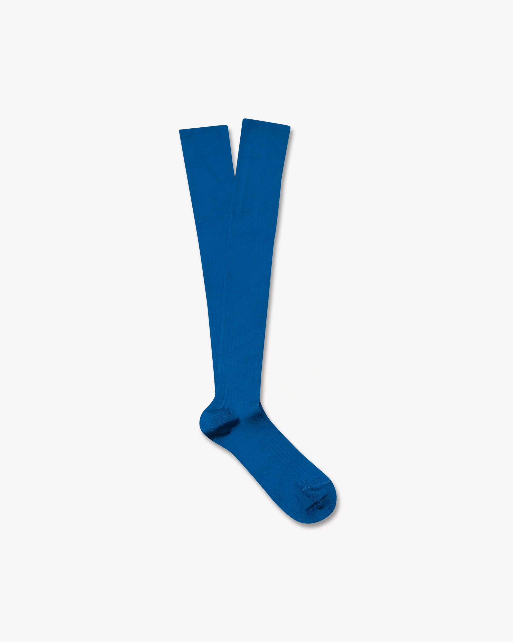 Nils – Knee-High Cotton Socks – Blue – Image 2