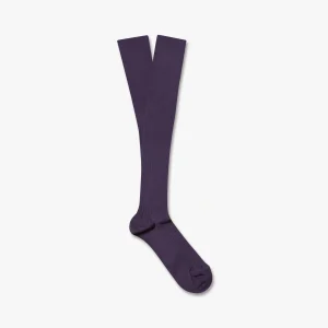 Nils – Knee-High Cotton Socks – Lilac