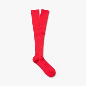Nils – Knee-High Cotton Socks – Red