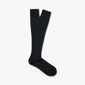 Gustav – Knee-High Merino Socks – Navy