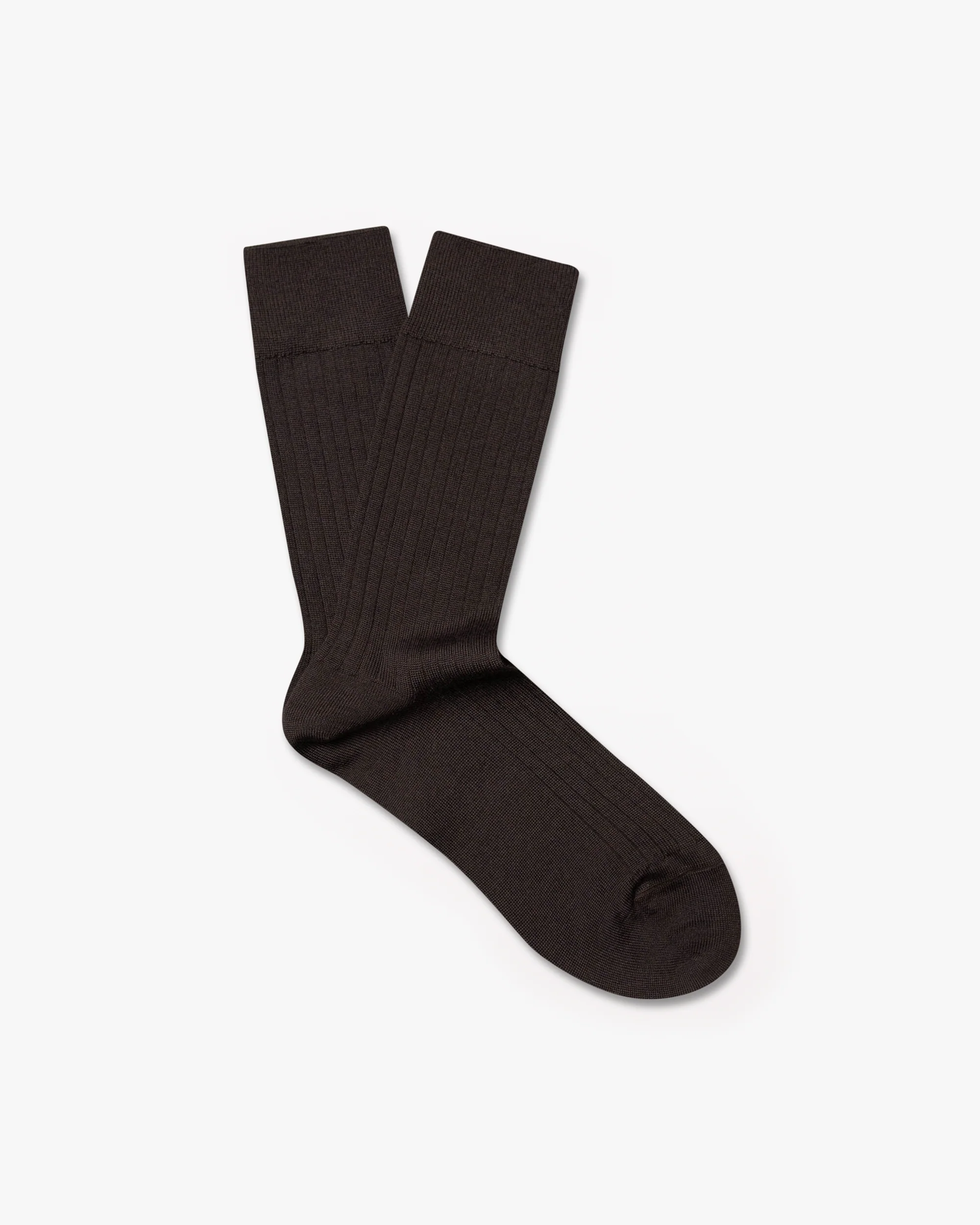 Ludvig – Merino Wool Socks – Brown – Image 2