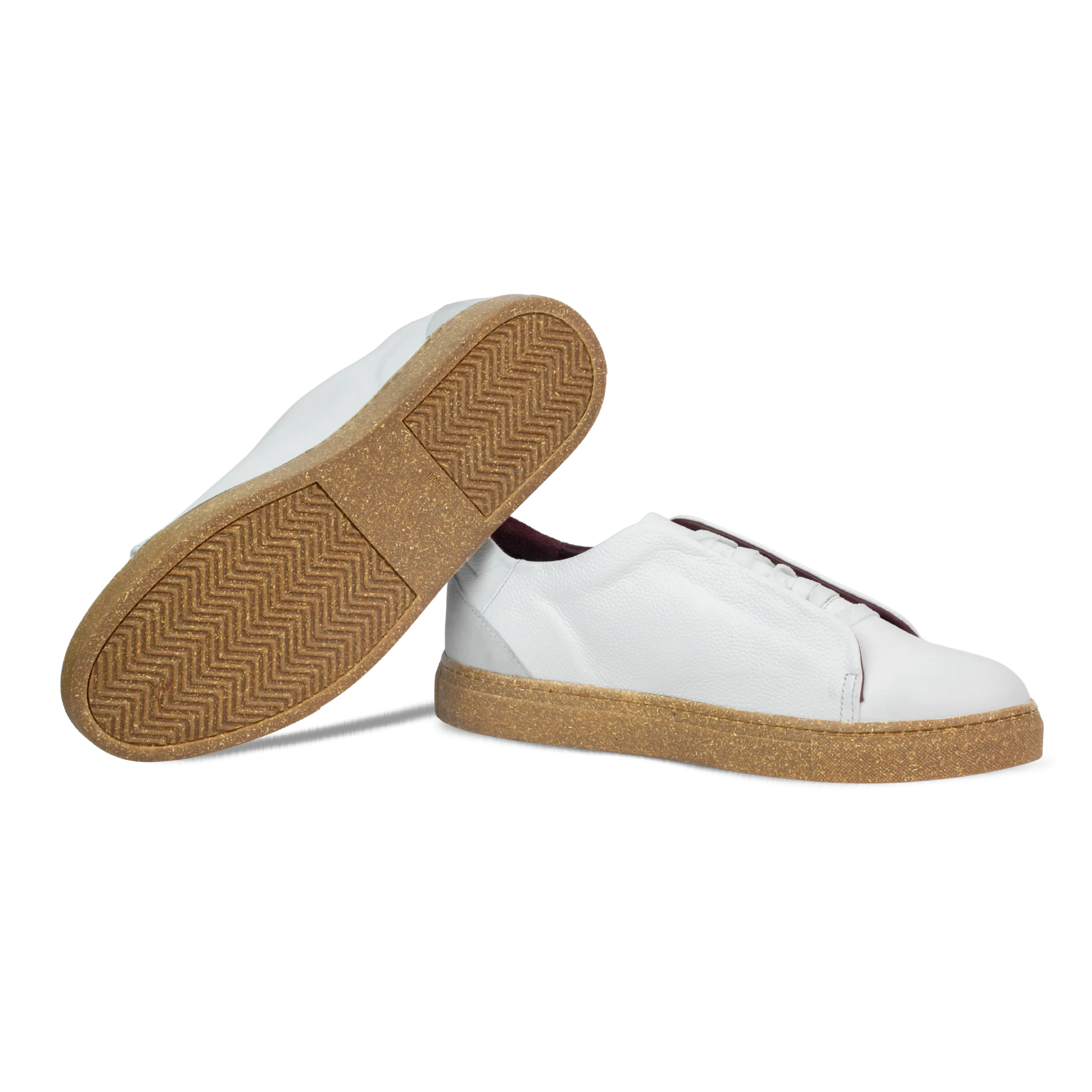 Albert : Sneakers Homme - Cuir Blanc – Image 5