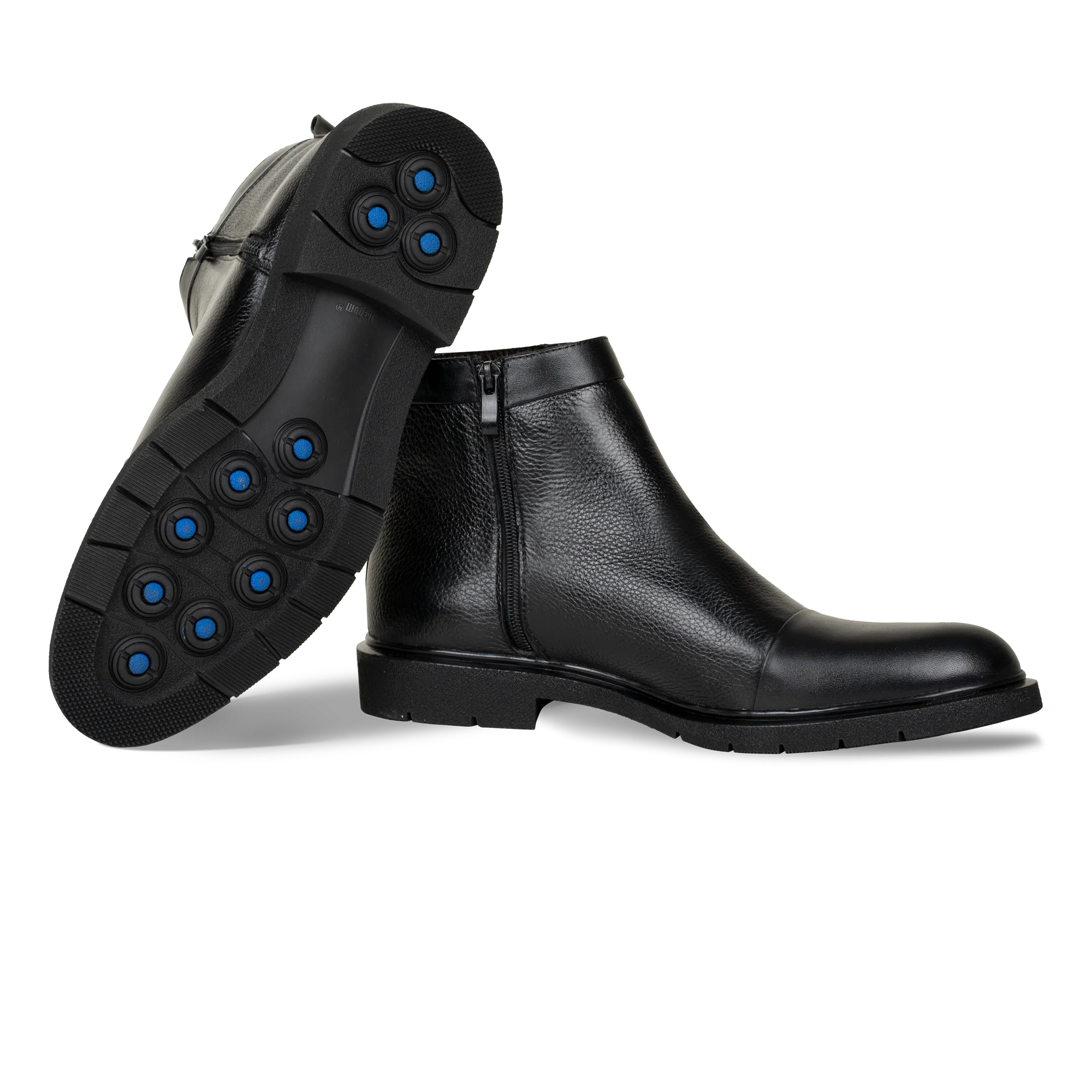 Castel: Demi Bottes Homme - Cuir Noir – Image 6