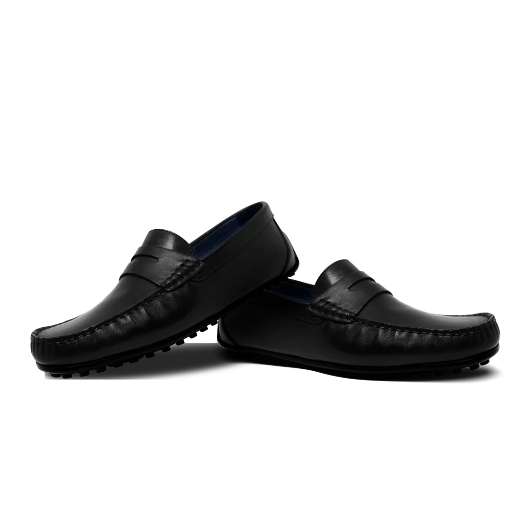 Barclay: Mocassin Homme- Cuir Noir – Image 5