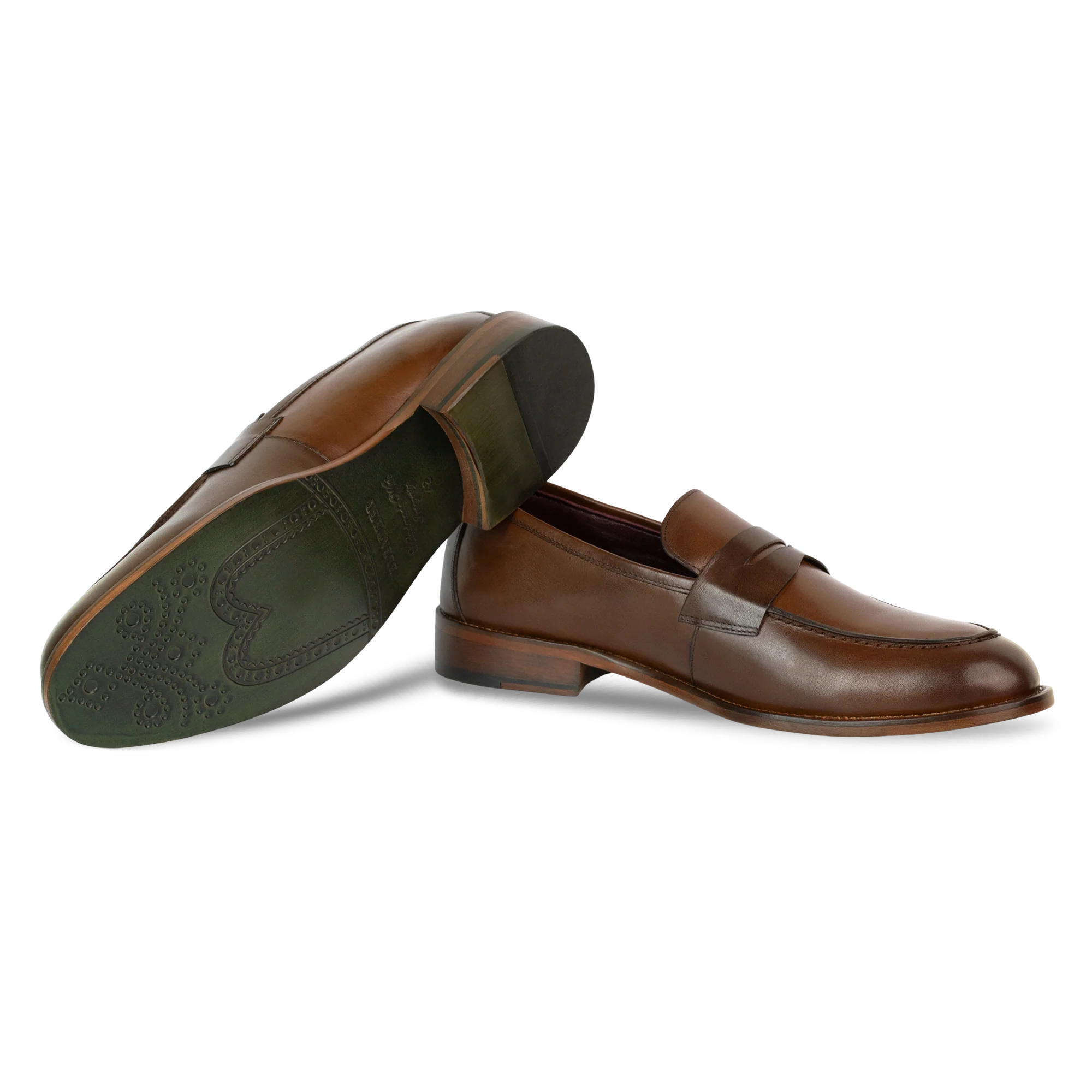 Andrew: Mocassin Homme - Cuir Marron – Image 5