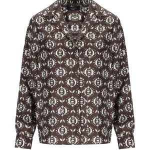 MAX MARA WEEKEND ONCIA BROWN SHIRT
