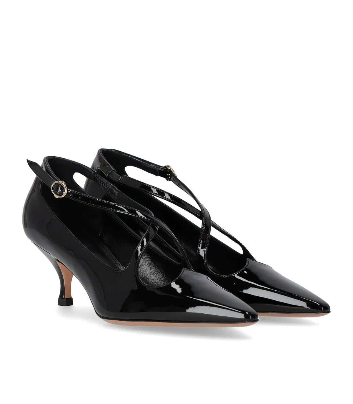 A.BOCCA TWO FOR LOVE BLACK PUMP – Image 3