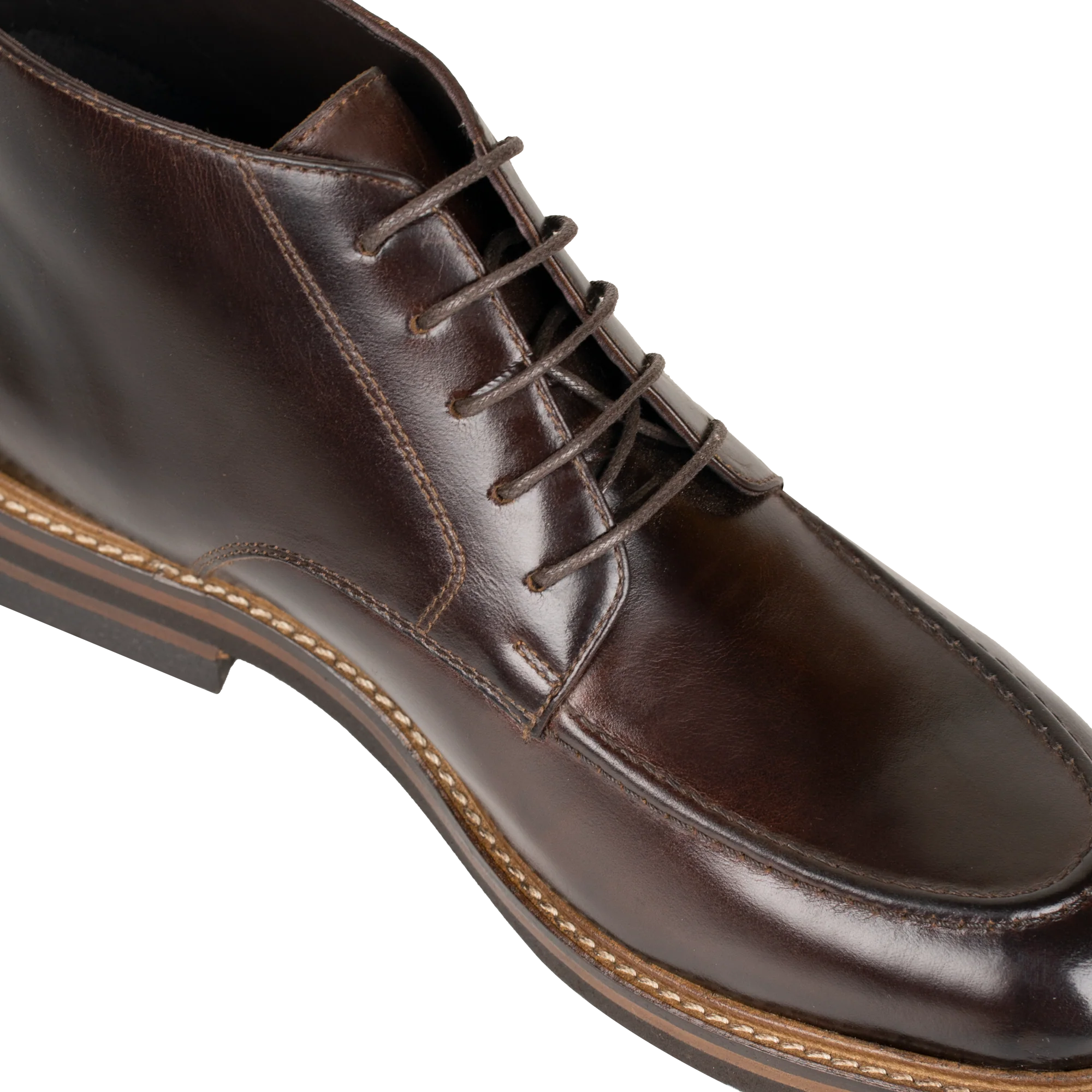 Taylor: Demi Bottes Homme - Cuir Marron – Image 6