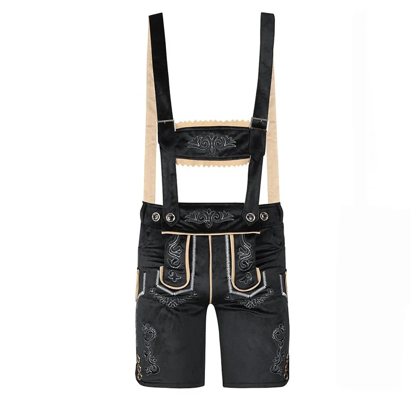Lederhosen court pour hommes avec bretelles et chemise - Leander – Image 6