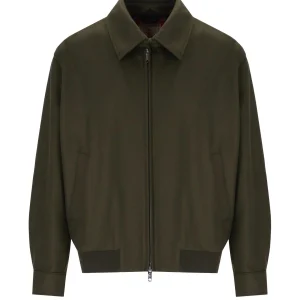 BARACUTA G18 MELTON BEECH BOMBER JACKET