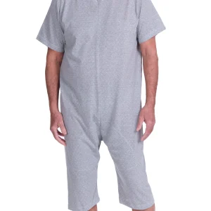 Grenouillère incontinence manches courtes 2 fermetures éclair