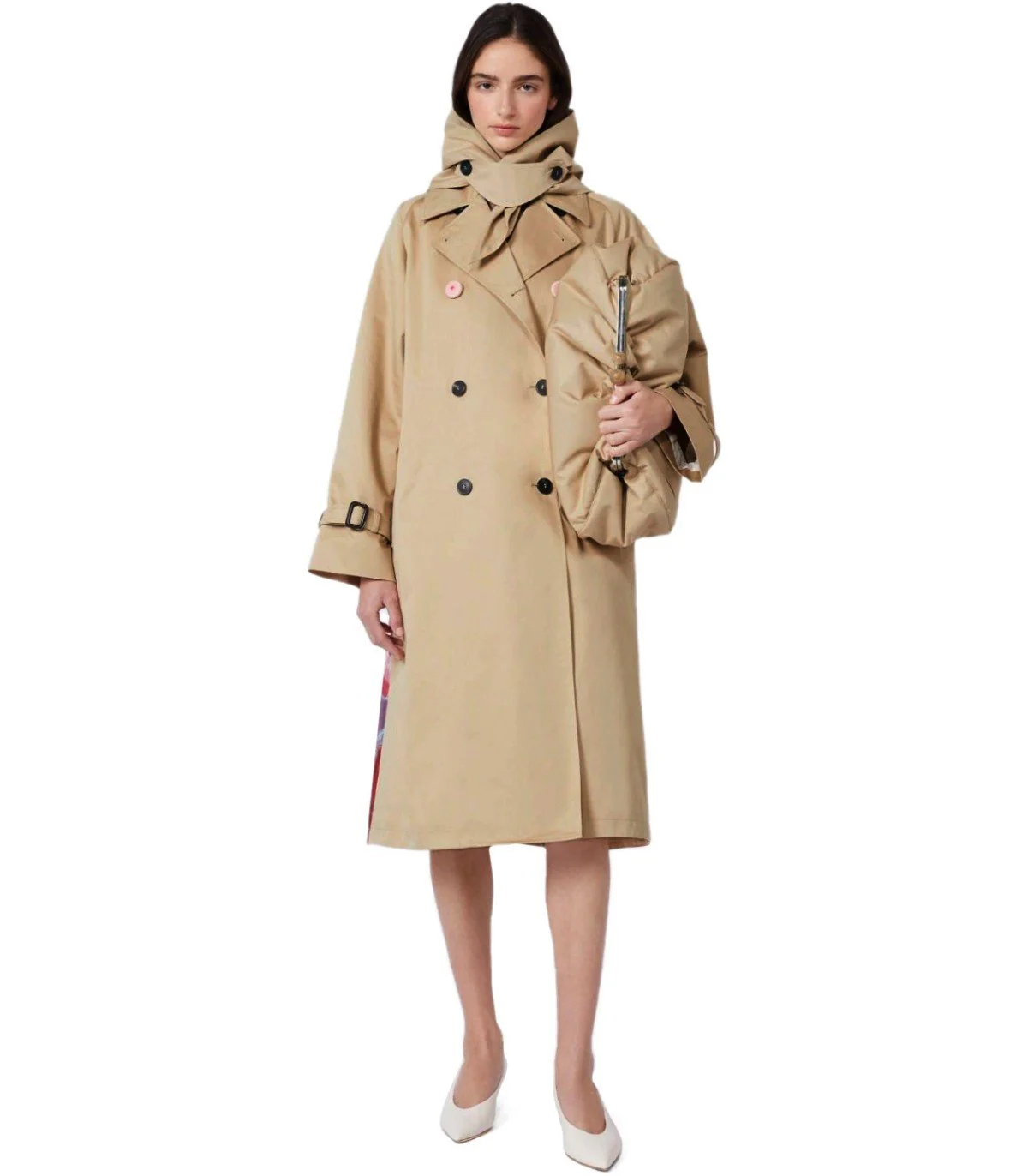 MAX MARA WEEKEND NINFA BEIGE TRENCH COAT – Image 3