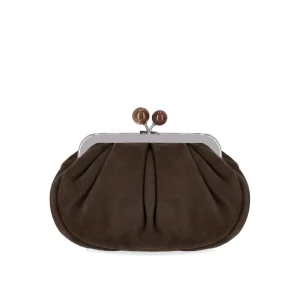 MAX MARA WEEKEND PASTICCINO VALOIS SMALL BROWN CLUTCH