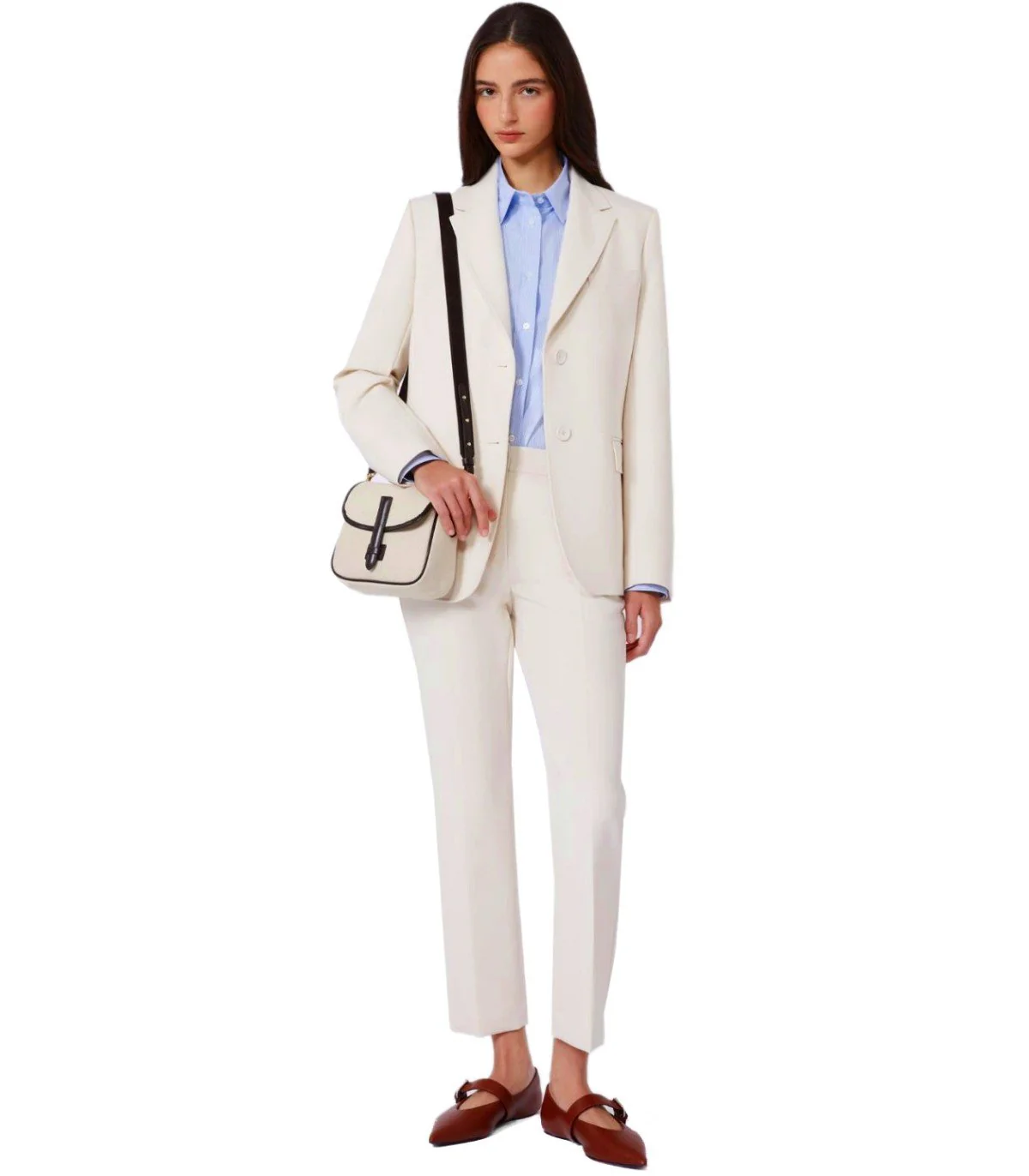 MAX MARA WEEKEND RANA IVORY PANTS – Image 3