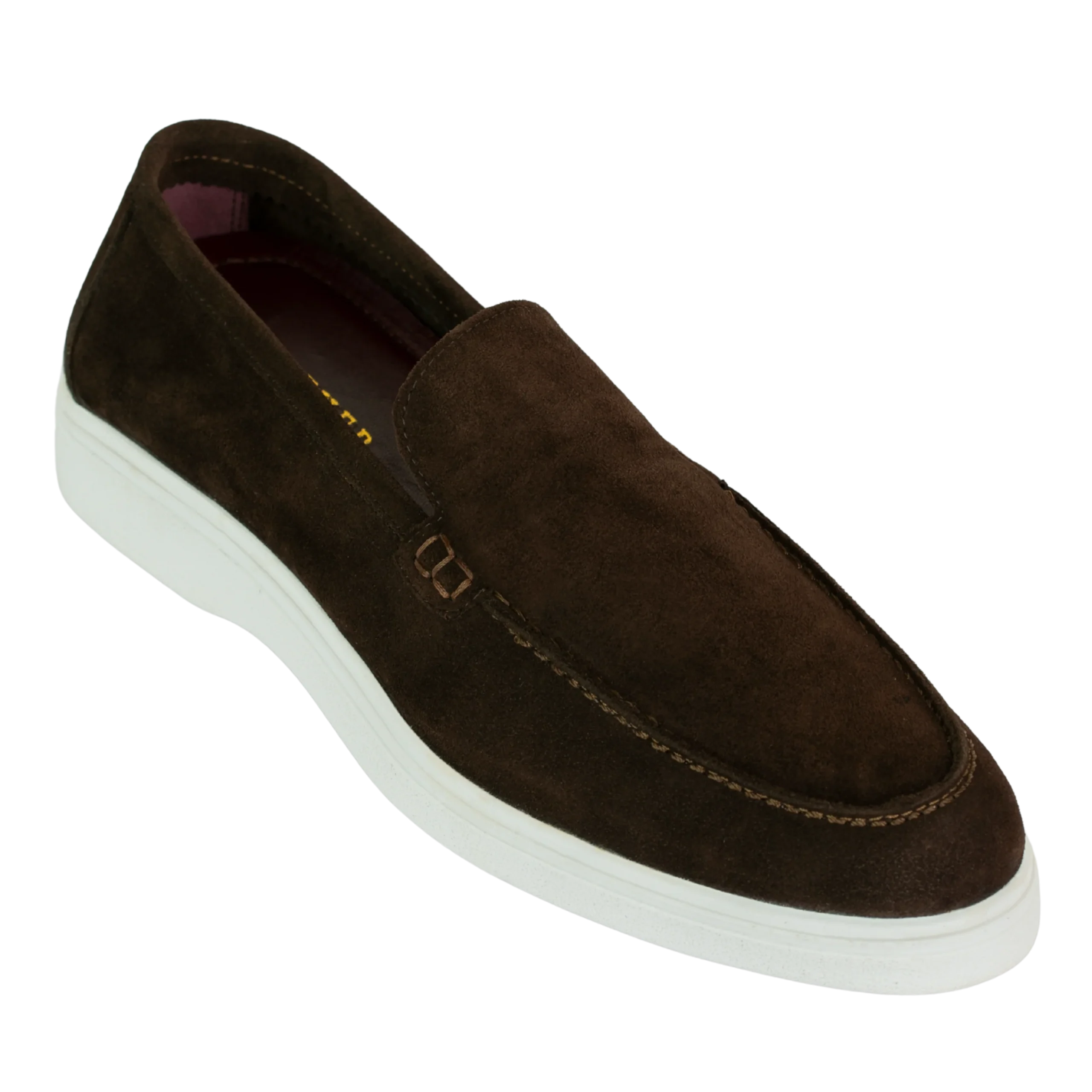 Preston: Mocassin Homme - Daim Marron – Image 7