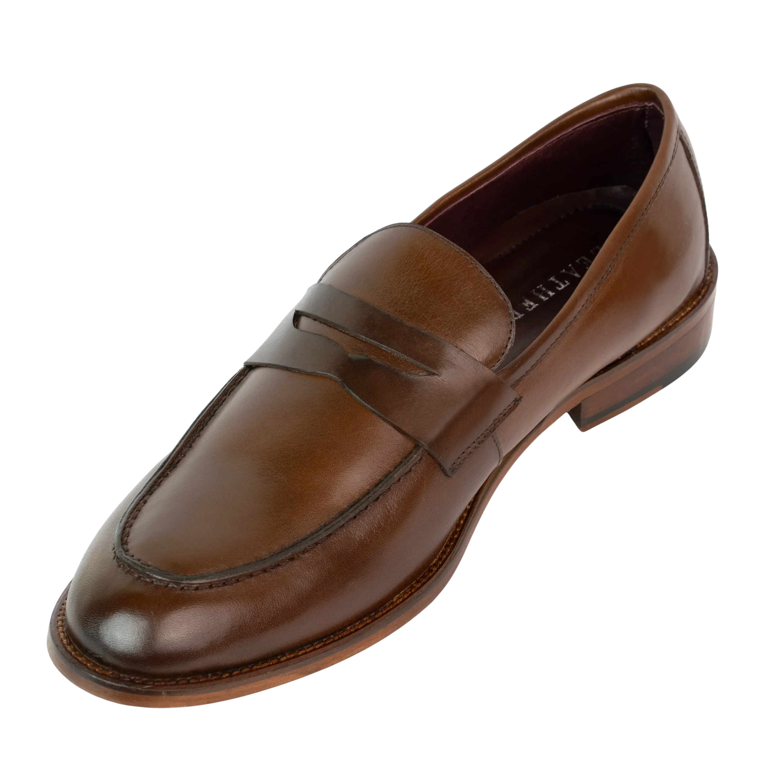 Andrew: Mocassin Homme - Cuir Marron – Image 7