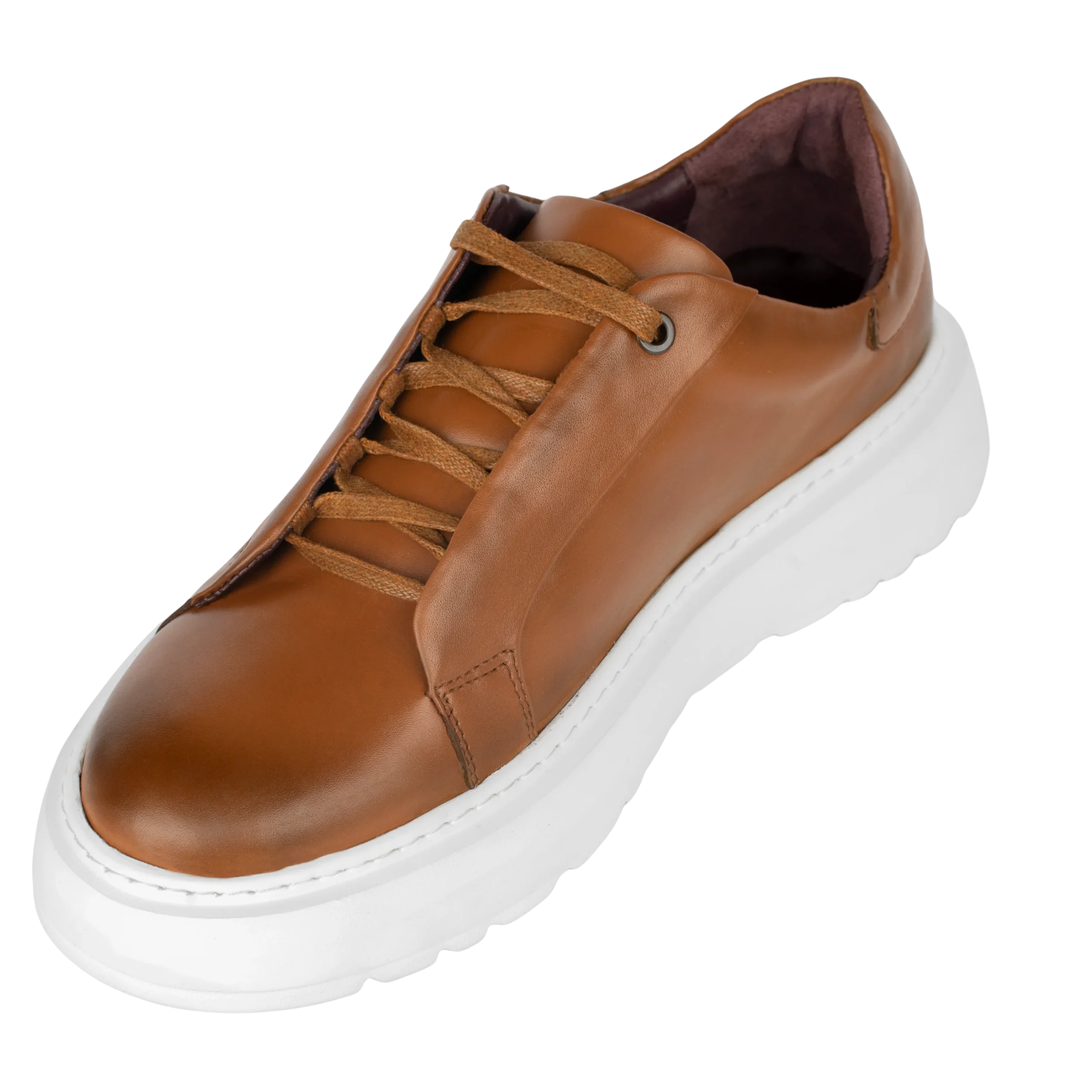 Lord : Sneakers Homme - Cuir Cognac – Image 6