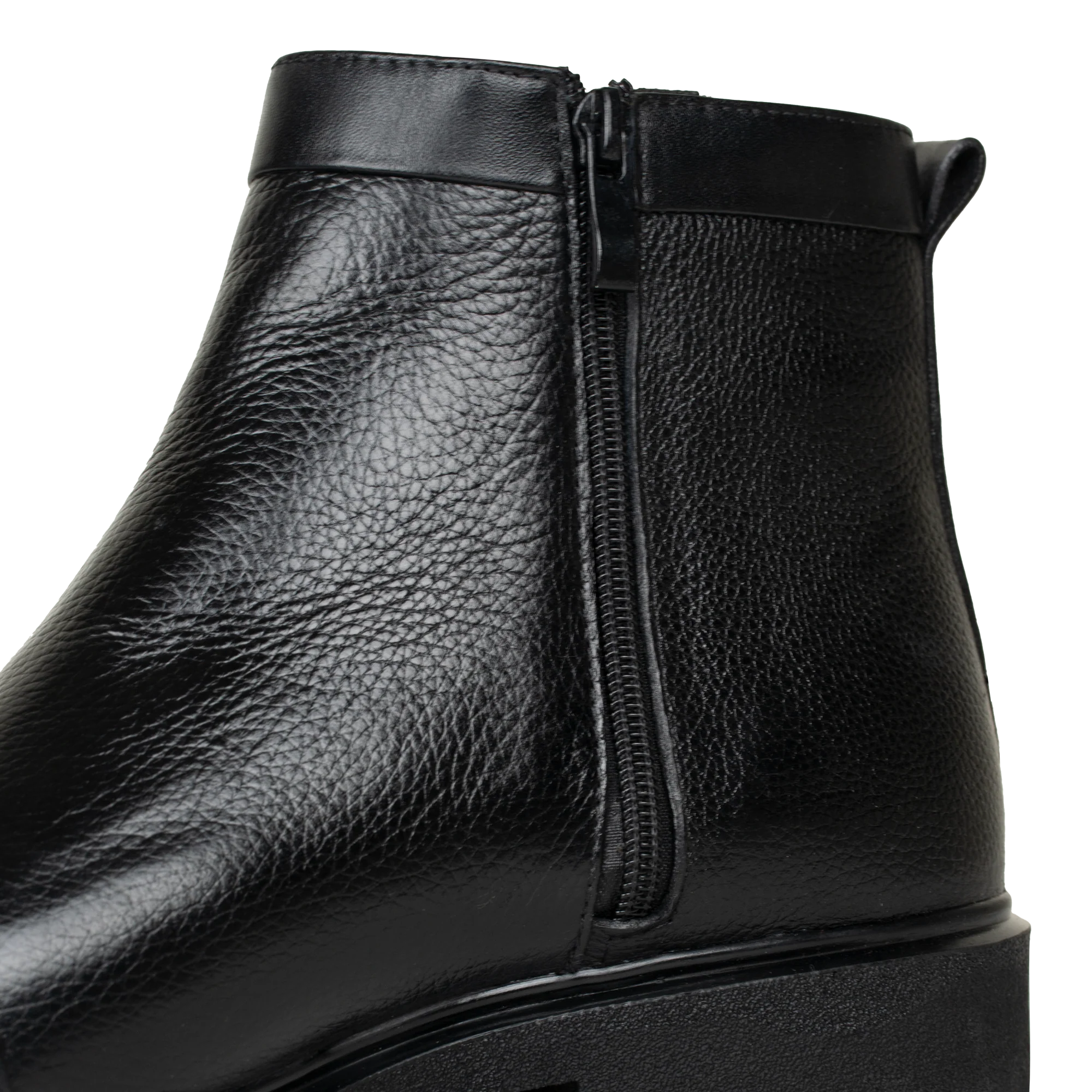 Castel: Demi Bottes Homme - Cuir Noir – Image 8