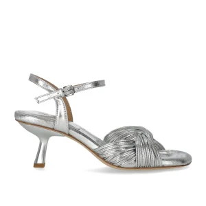 ASH JANIS SILVER HEELED SANDAL