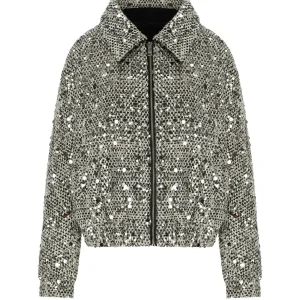 ADD STARLIGHT SILVER BOMBER JACKET