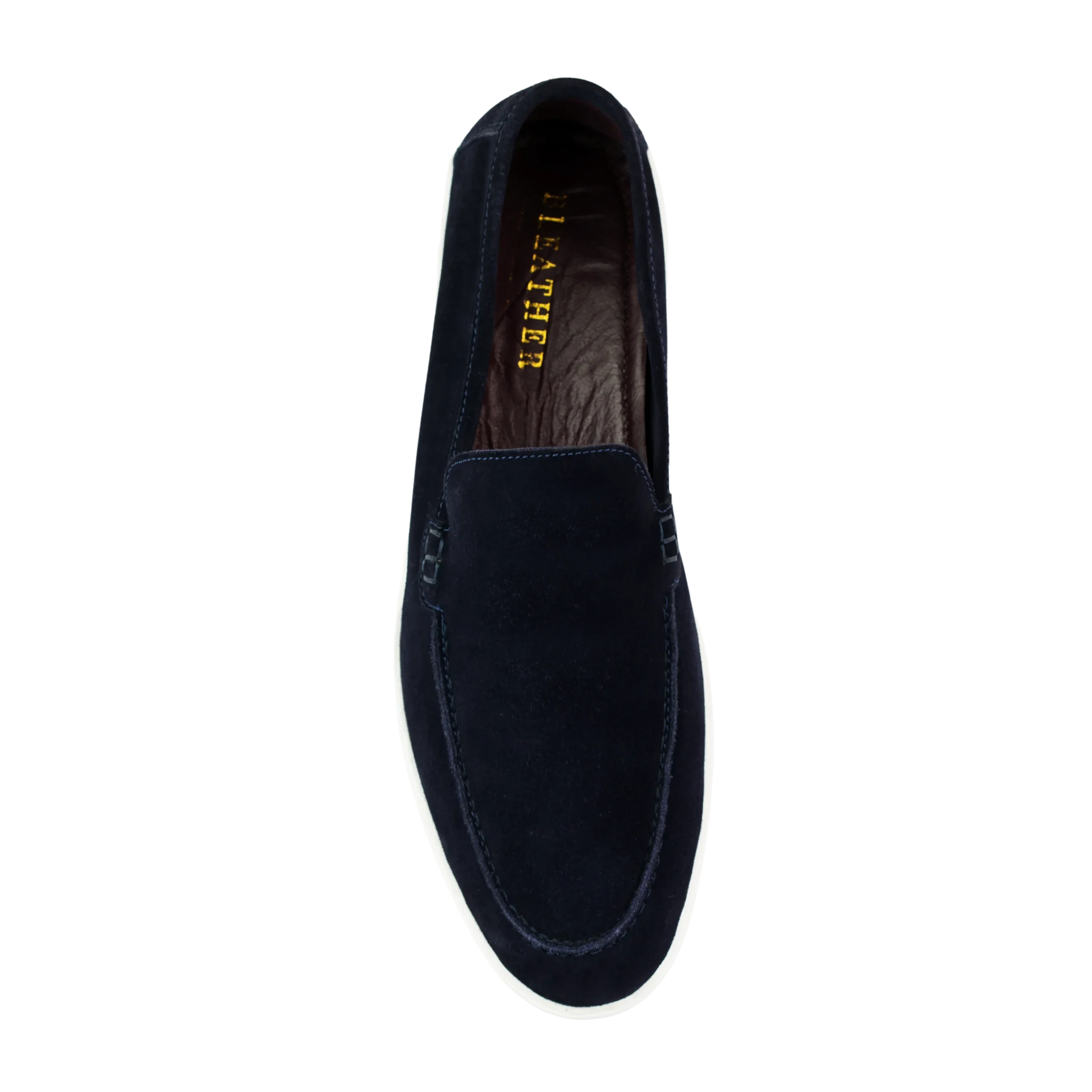 Preston : Mocassin Homme - Daim Bleu – Image 6