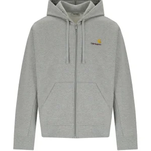 CARHARTT WIP AMERICAN SCRIPT GREY HOODIE