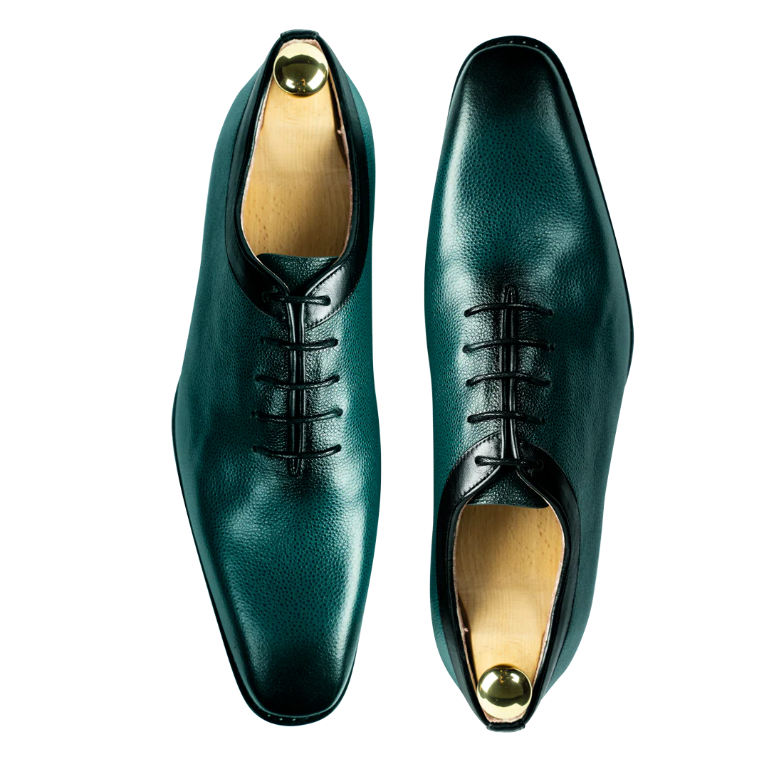 Zafir: Richelieu Homme - Cuir Vert – Image 8