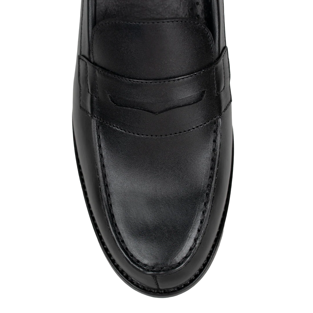 Beverley: Mocassin Homme - Cuir Noir – Image 7