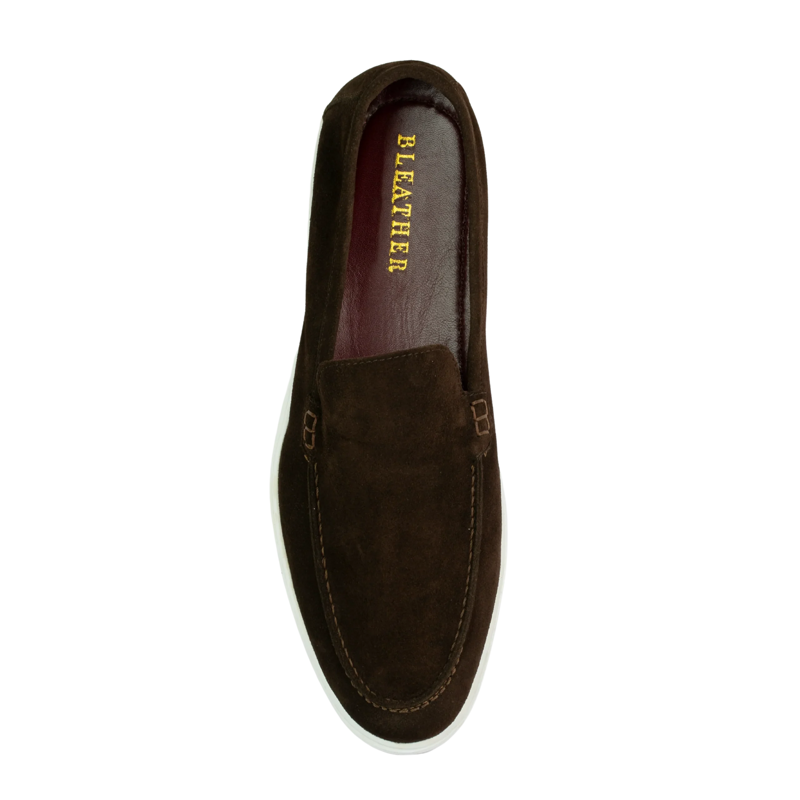 Preston: Mocassin Homme - Daim Marron – Image 8
