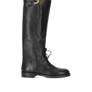 MAX MARA WEEKEND VISBY BLACK BOOT