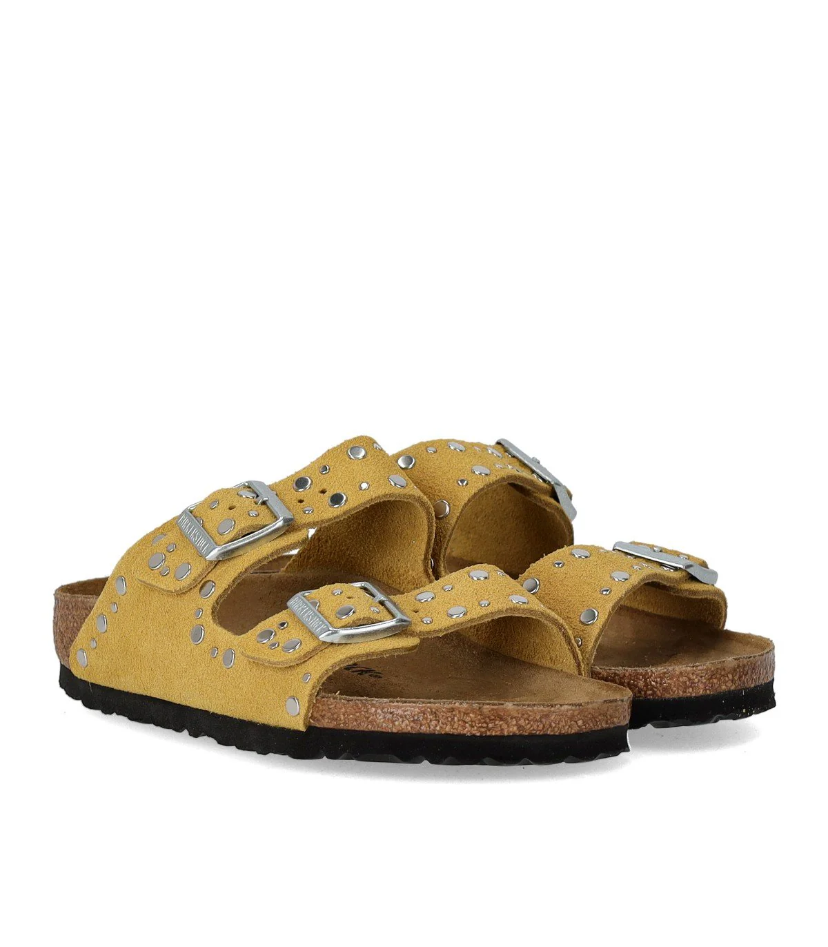 BIRKENSTOCK ARIZONA RIVET OCHRE SANDAL – Image 3