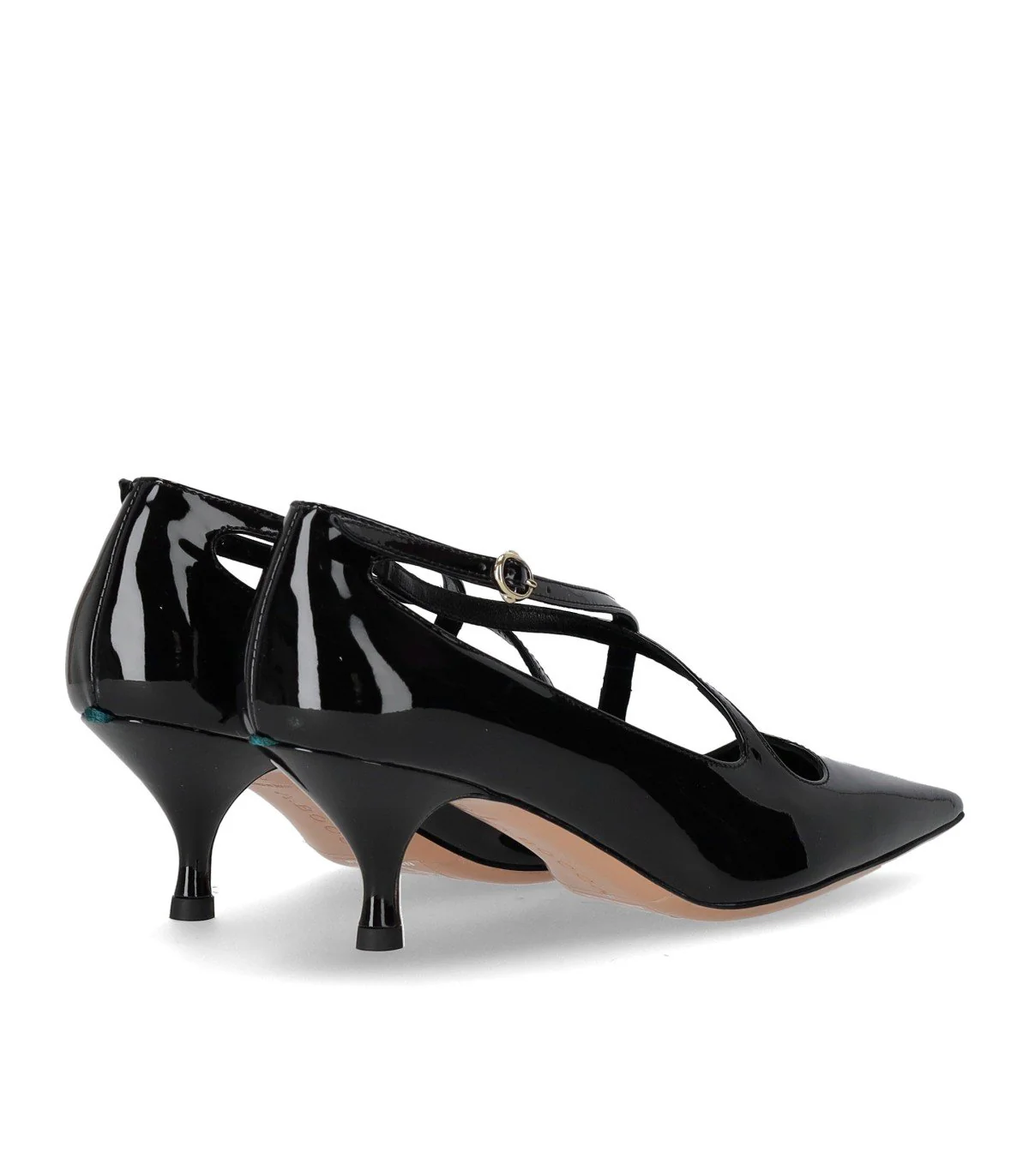 A.BOCCA TWO FOR LOVE BLACK PUMP – Image 5