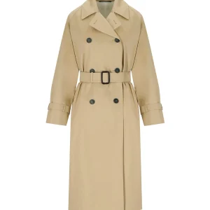MAX MARA WEEKEND NINFA BEIGE TRENCH COAT
