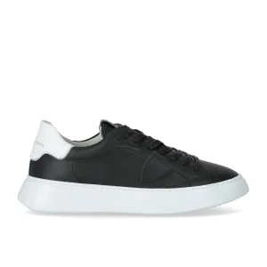 PHILIPPE MODEL BLACK WHITE TEMPLE SNEAKER