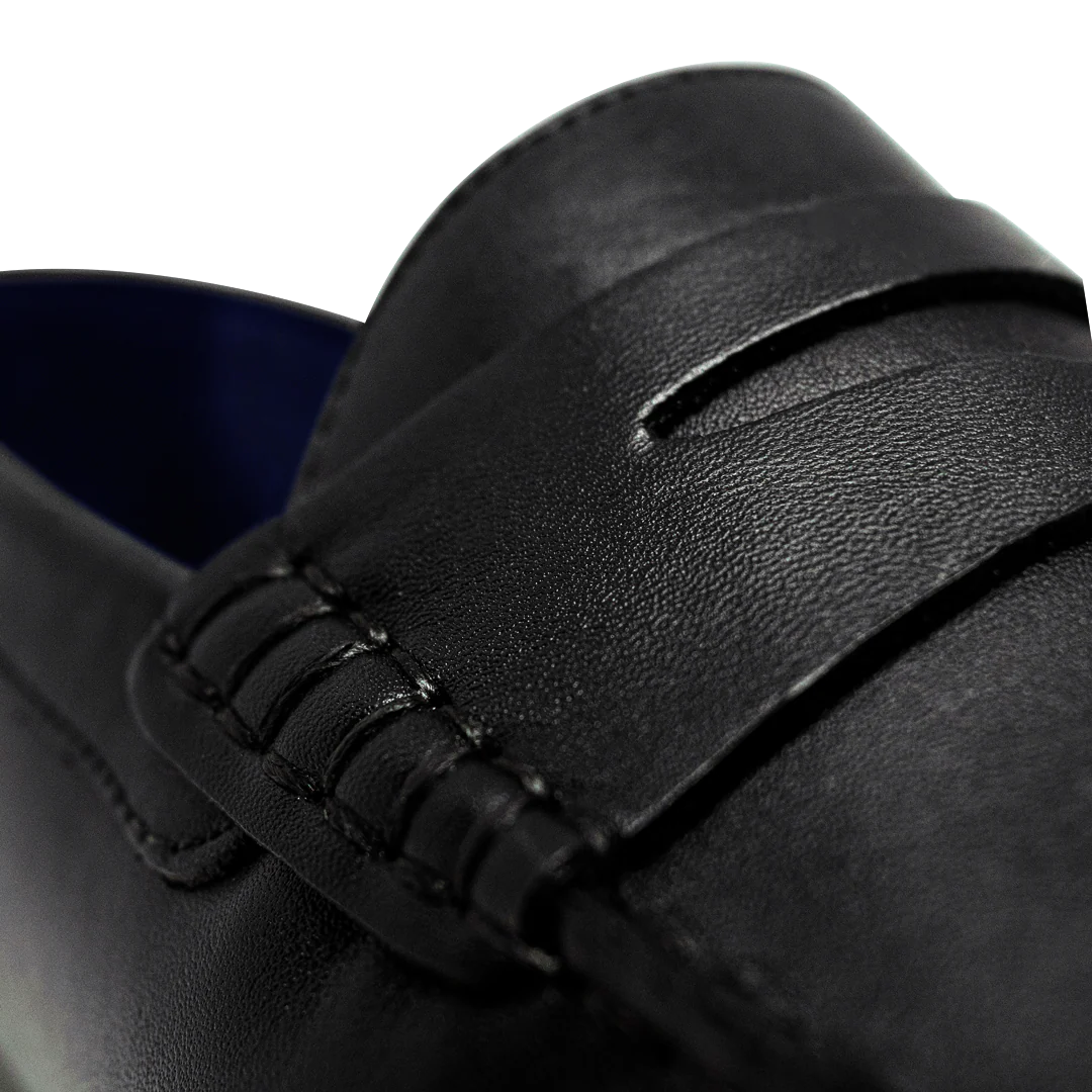 Barclay: Mocassin Homme- Cuir Noir – Image 9