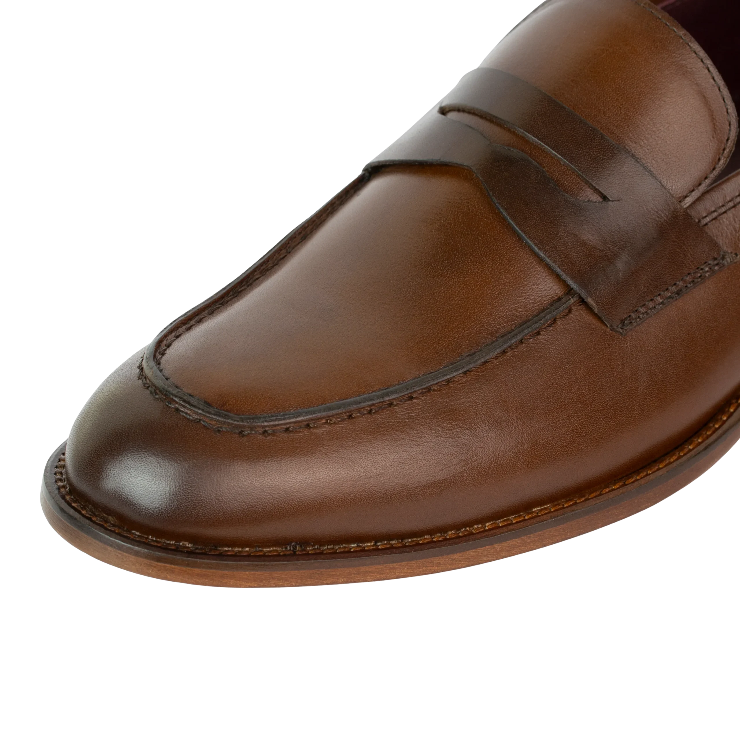 Andrew: Mocassin Homme - Cuir Marron – Image 9