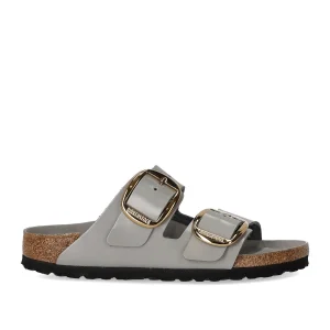 BIRKENSTOCK ARIZONA BIG BUCKLE STONE SANDAL