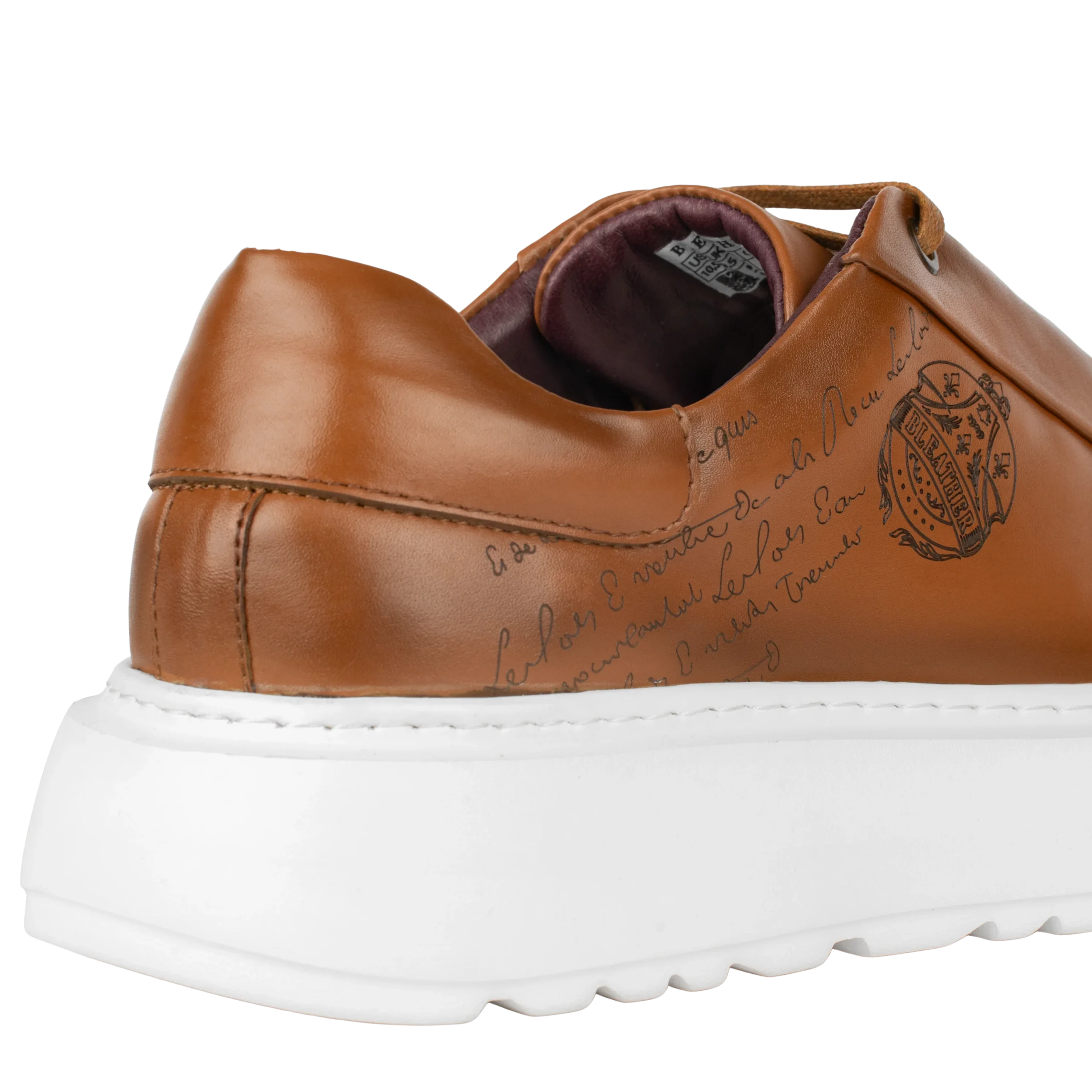 Lord : Sneakers Homme - Cuir Cognac – Image 4
