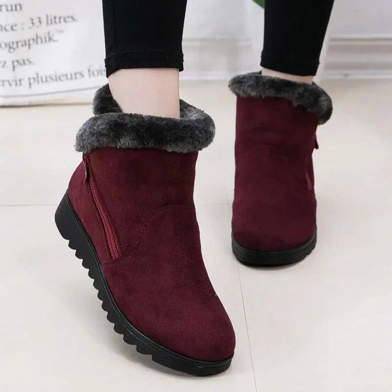 Bottes d'hiver en Peluche pour Femmes