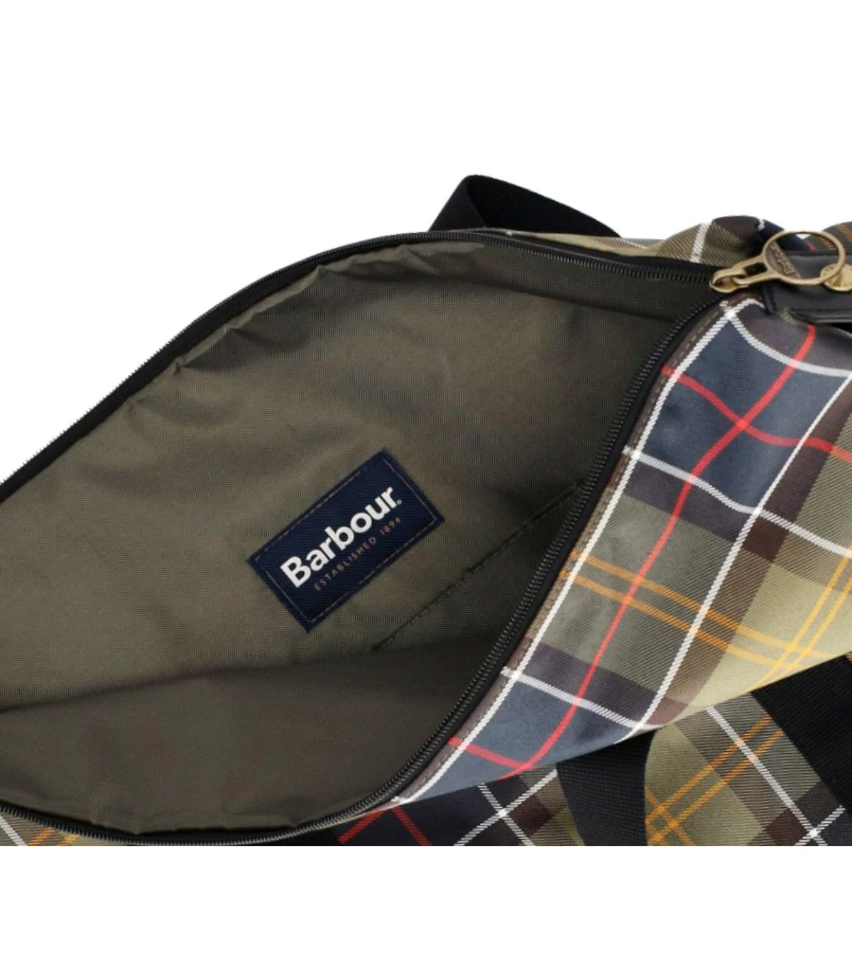 BARBOUR TORRIDON CLASSIC TARTAN DUFFLE BAG – Image 5