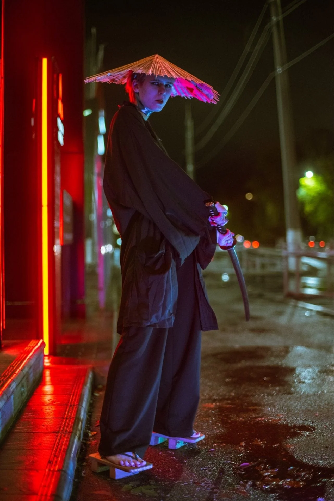 Veste kimono noir – Image 8